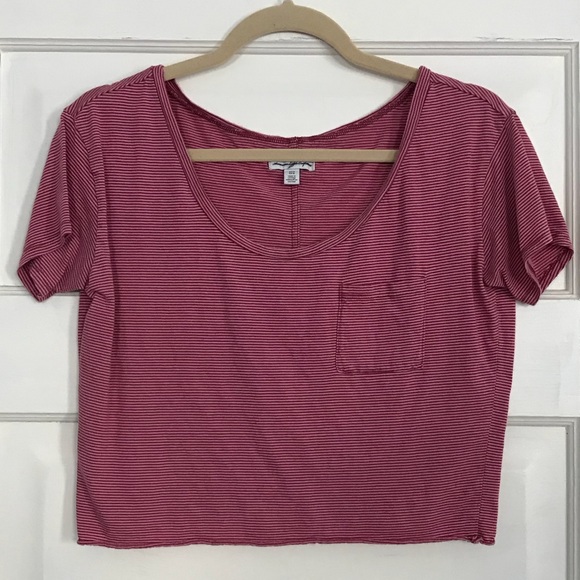 American Eagle Outfitters Tops - 🔮5/$25🔮 AEO Striped Crop Top
